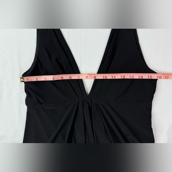 NWT A.B.S. By Allen Schwartz Bubble Hem Drape Back Cocktail Party Dress Size S - Picture 7 of 9